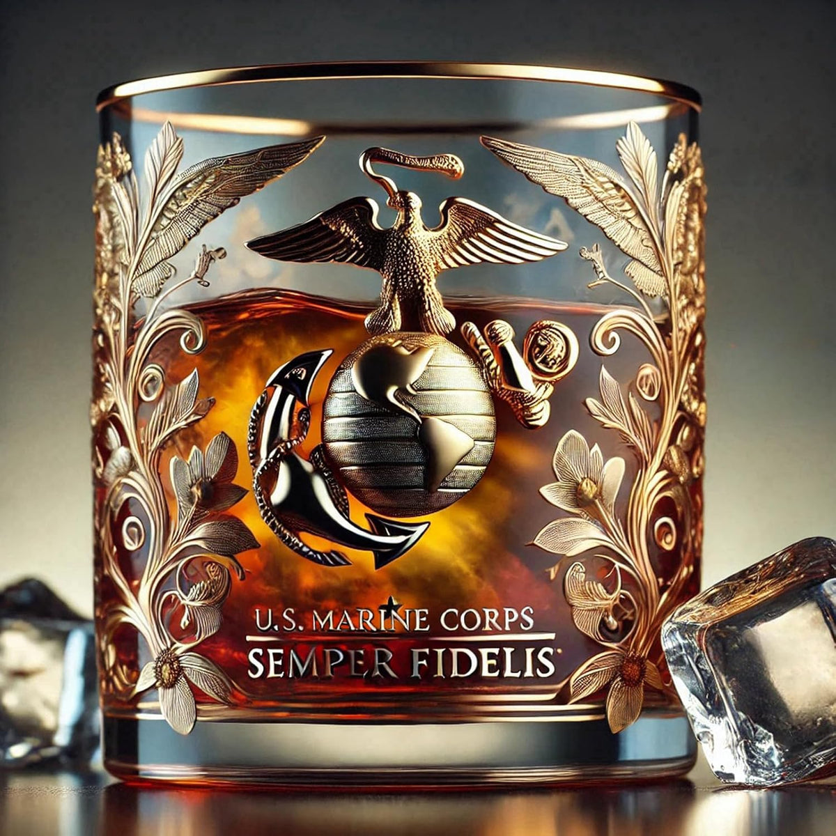 Rimoby Veteran Tribute Glass