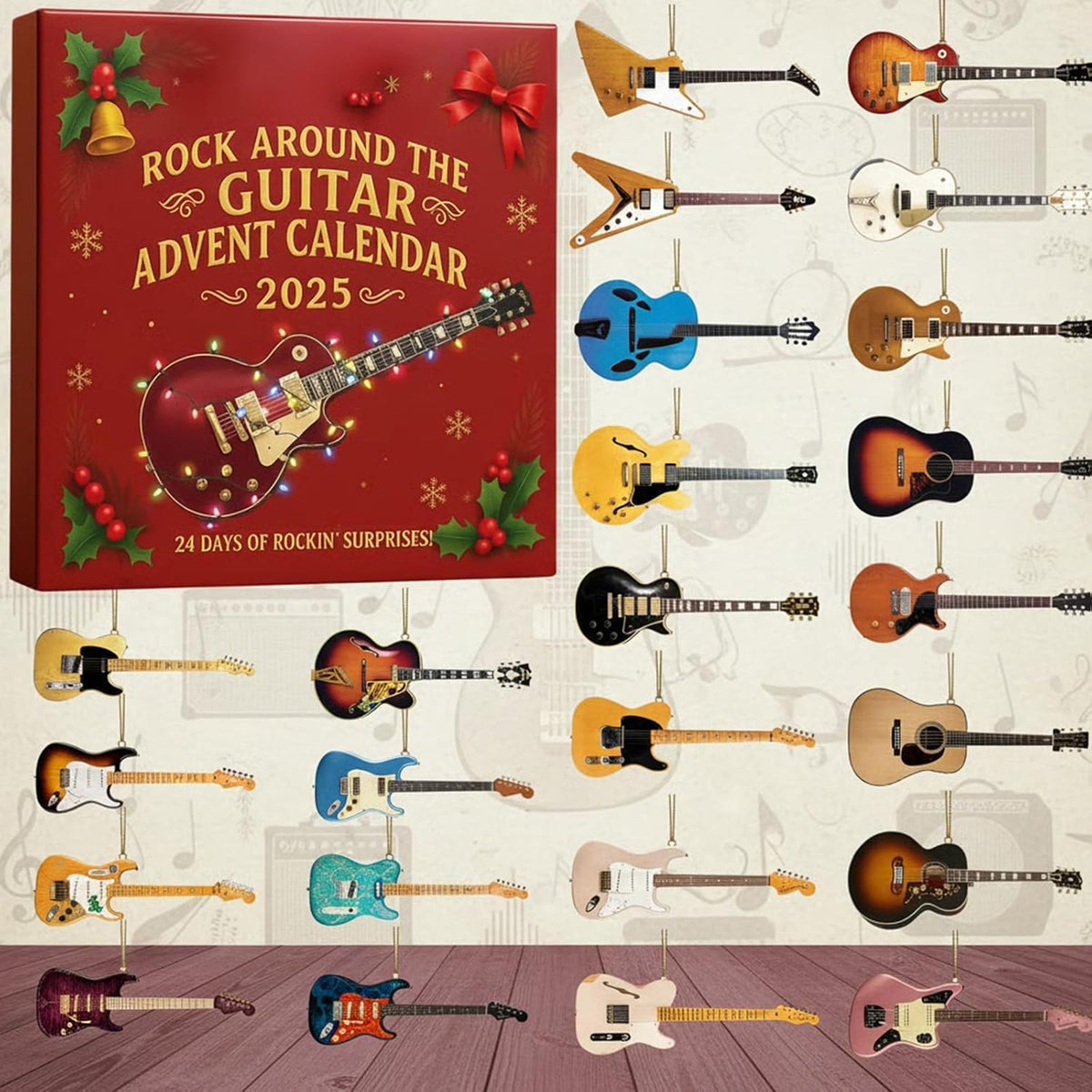 Libiyi™ Guitar Legends Advent Calendar 2025 - Libiyi